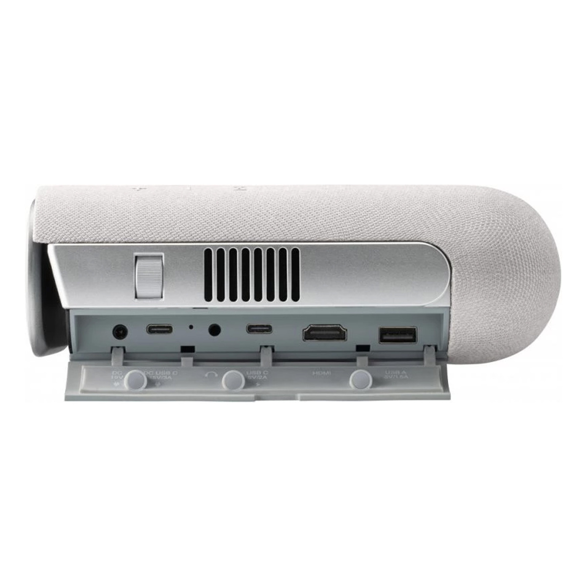 فيوسونيك جهاز عرض محمول M1 Pro الذكي إل إي دي، 1280 × 720 بكسل 600 لومن 150 بوصة مع سماعات هارمان كاردون باللون الرمادي