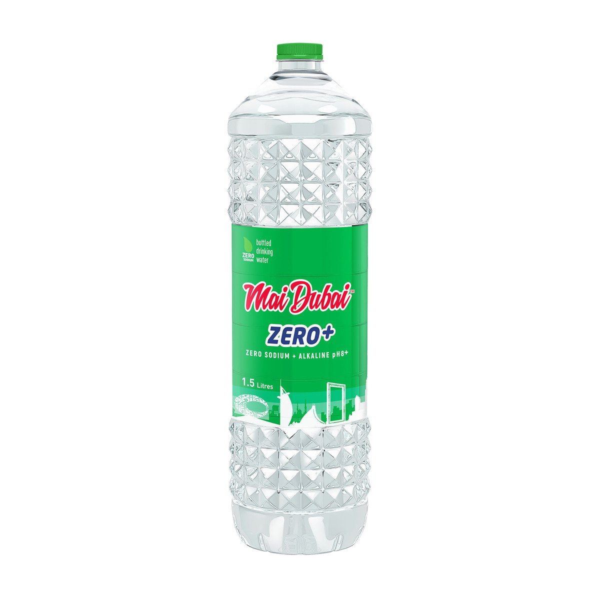 ماي دبي مياه شرب قلوية خالية من الصوديوم 1.5 لتر