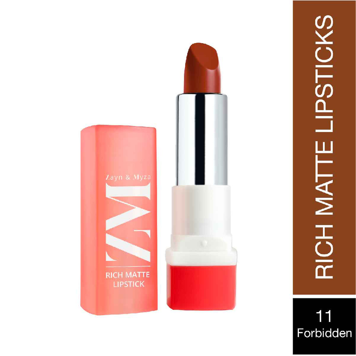 Zayn & Myza Forbidden Rich Matte Lipstick, 4.2 g