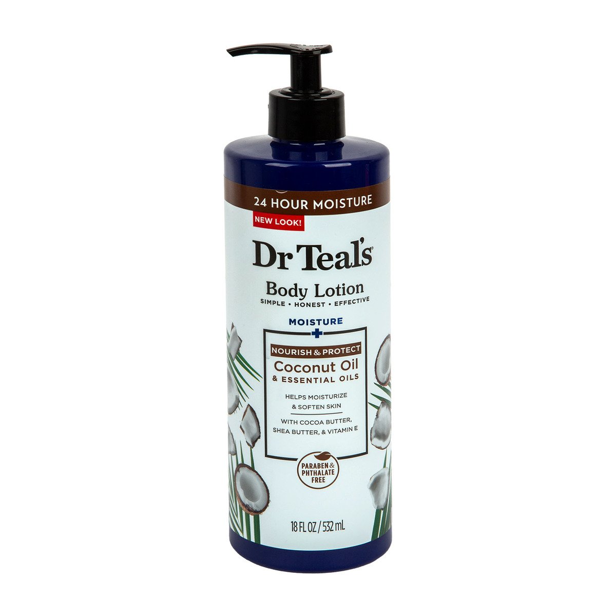 Dr Teal's Moisture Coconut Oil Body Lotion 532 ml