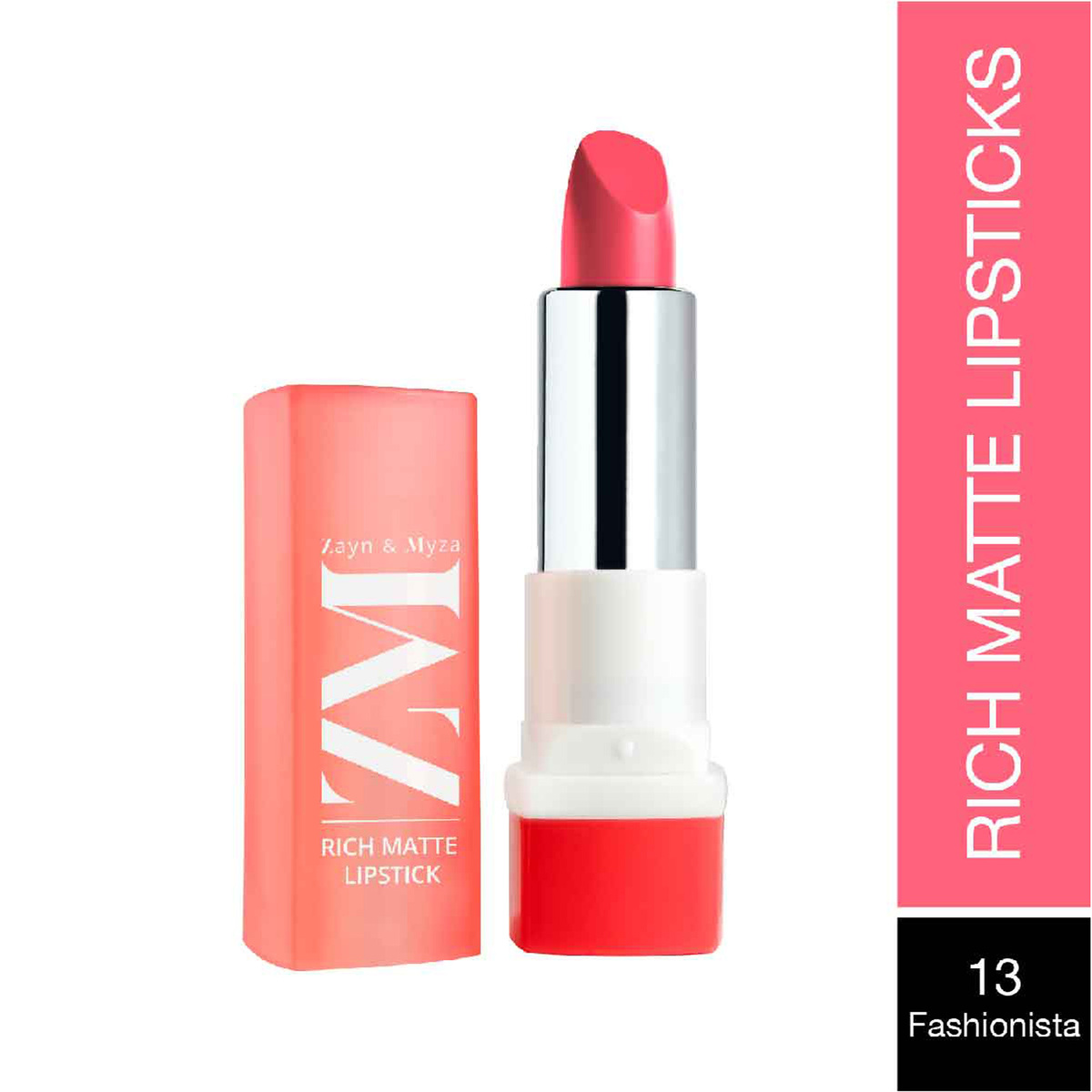Zayn & Myza Fashionista Rich Matte Lipstick, 4.2 g