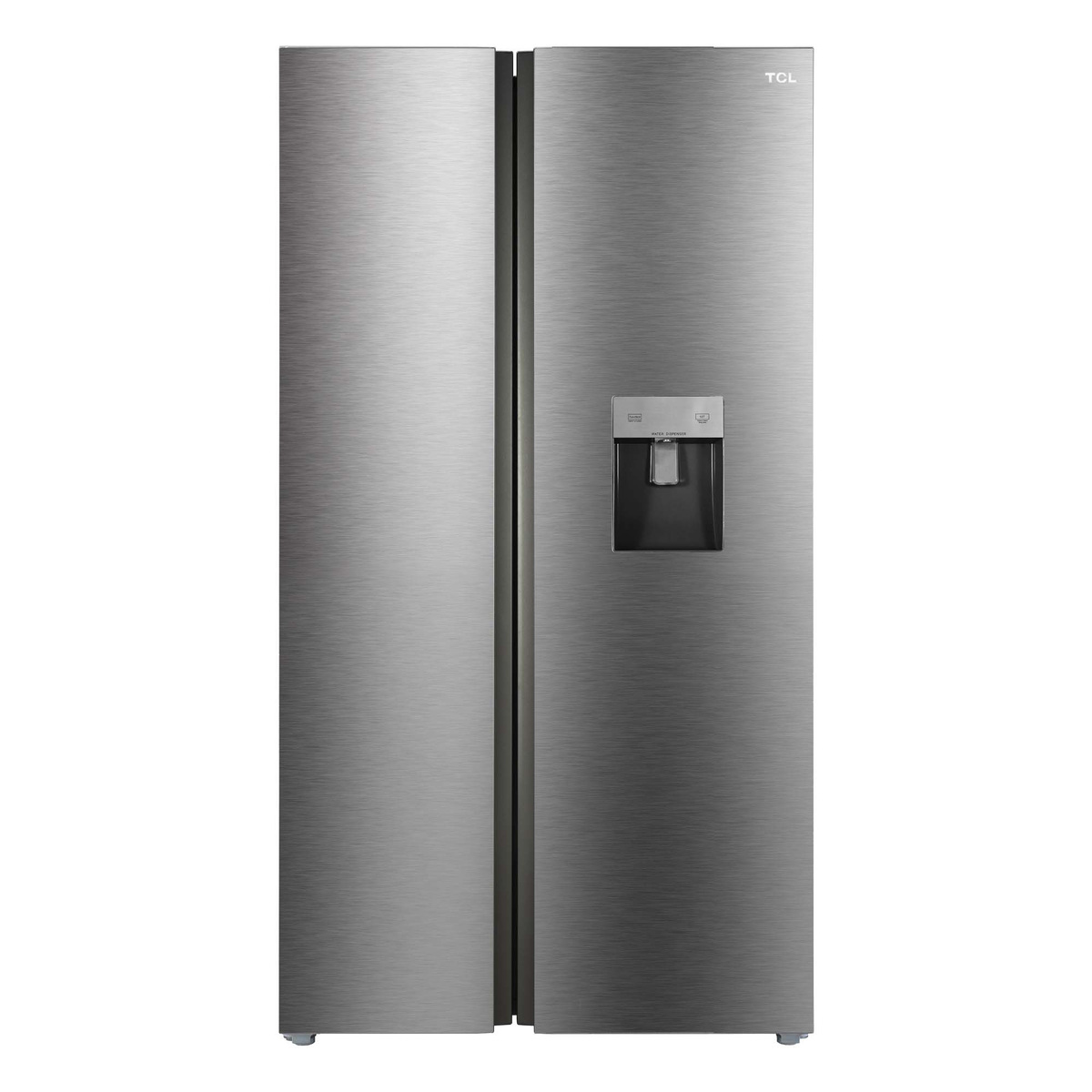 TCL Side by Side Refrigerator with Water Dispenser, 790 L, Inox, P790SBSNWD
