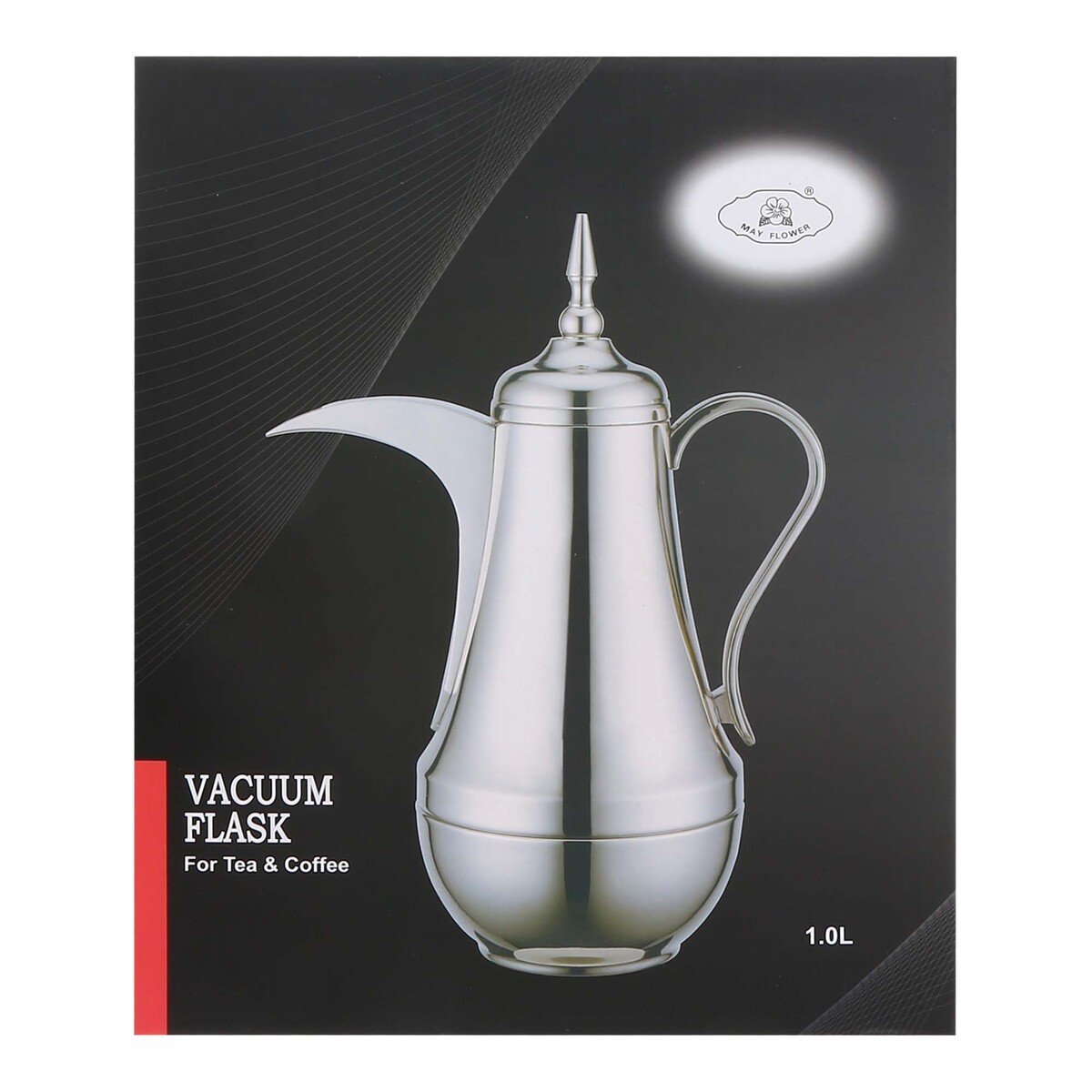 MayFlower Vacuum Flask, 1 L, ESC-A10, White Gold