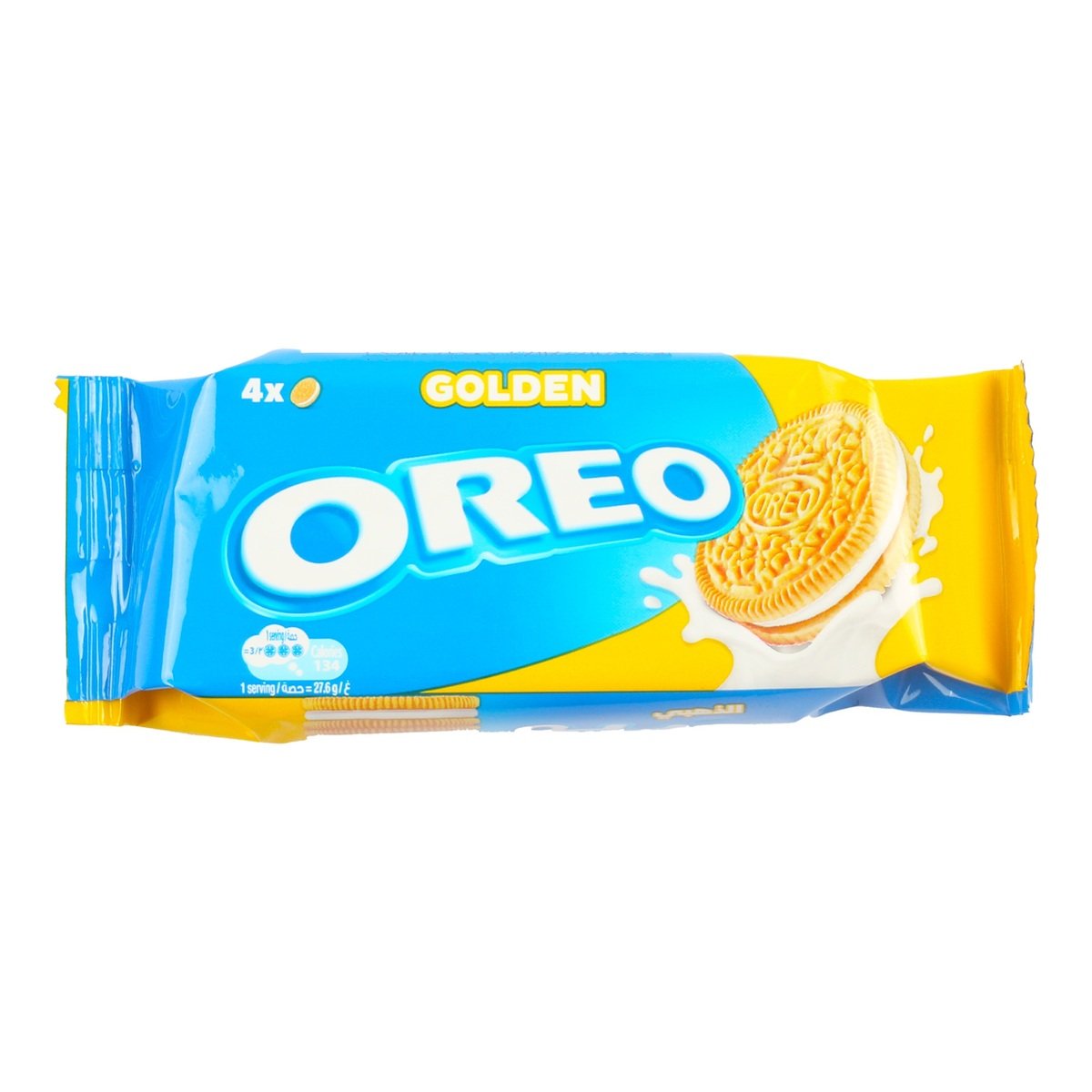 اشتري قم بشراء Mondelez Oreo Biscuit Golden 12 x 36.8 g Online at Best Price من الموقع - من لولو هايبر ماركت Cream Filled Biscuit في السعودية