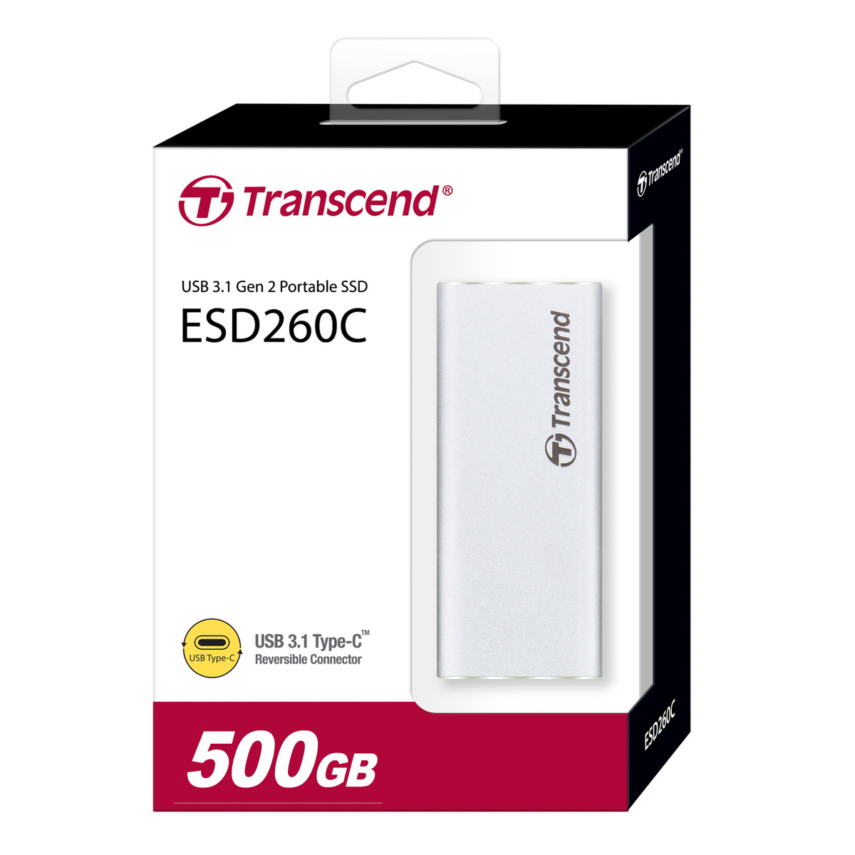 Transcend External SSD GESD260C 500GB