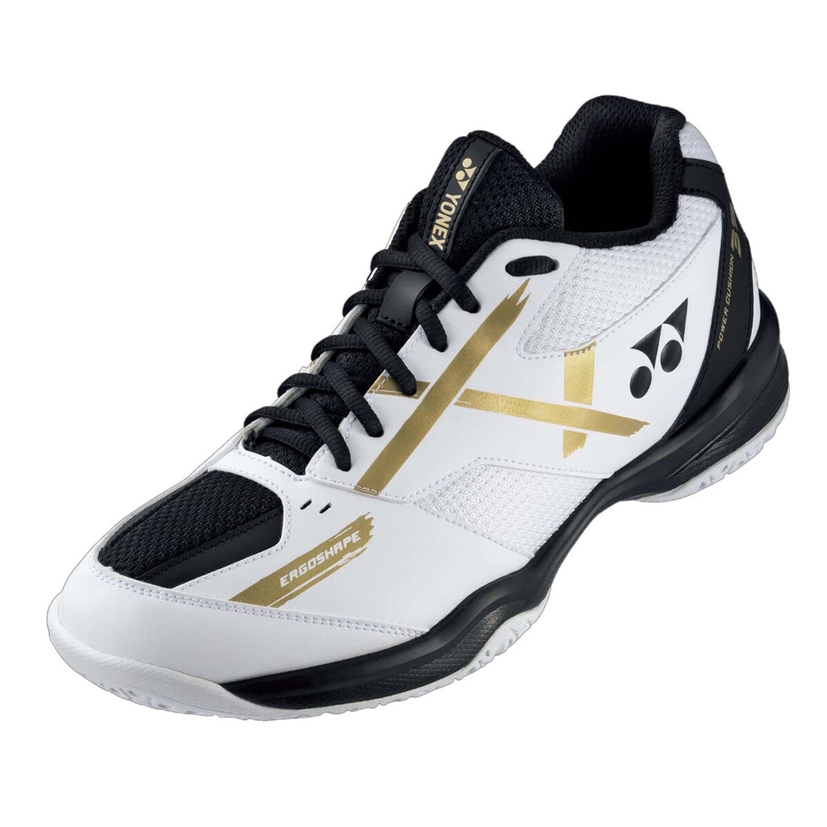 Yonex Mens Badminton Shoes, SHB39WEX, White/Gold, 41