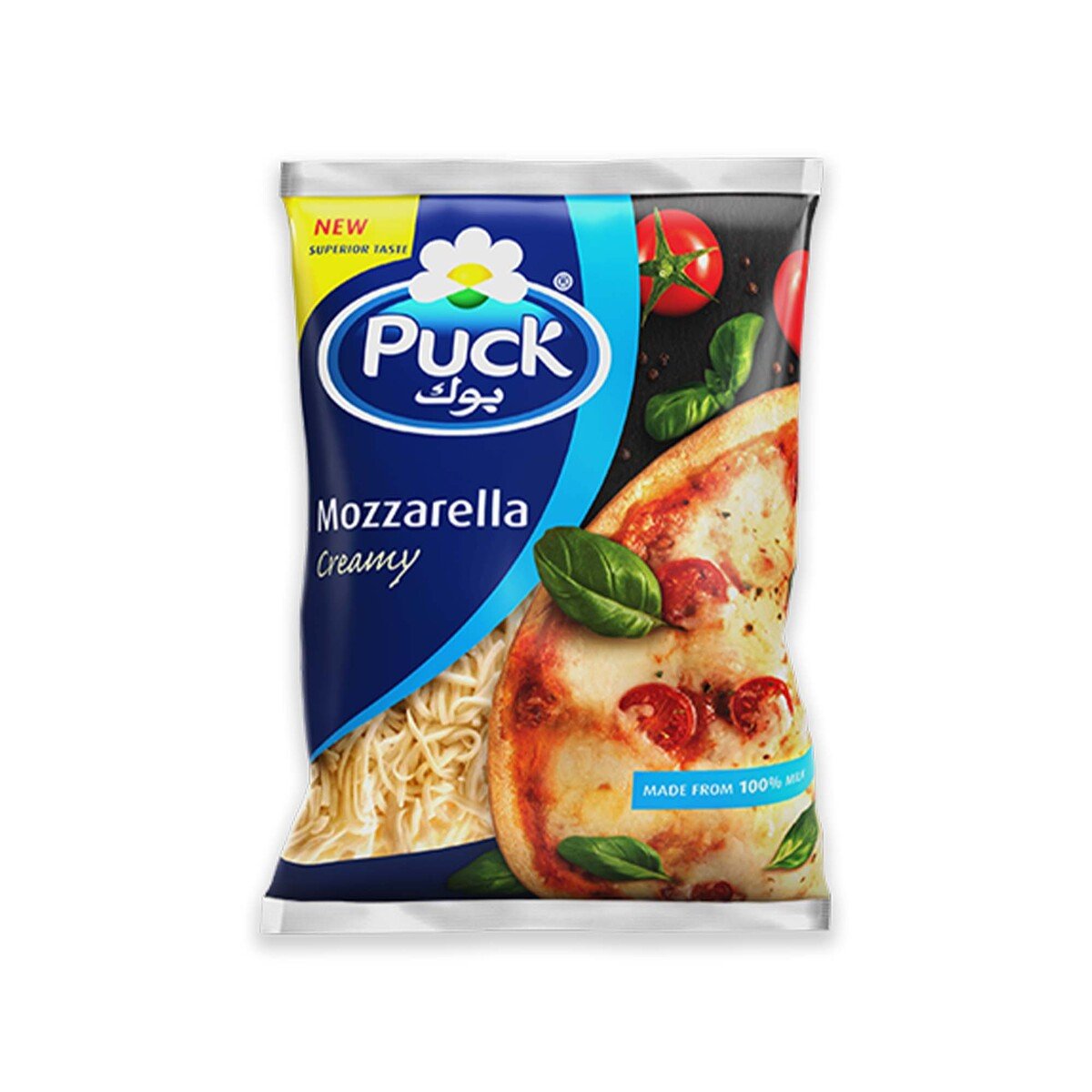 Puck Creamy Mozzarella Shredded Cheese Value Pack 2 x 180 g