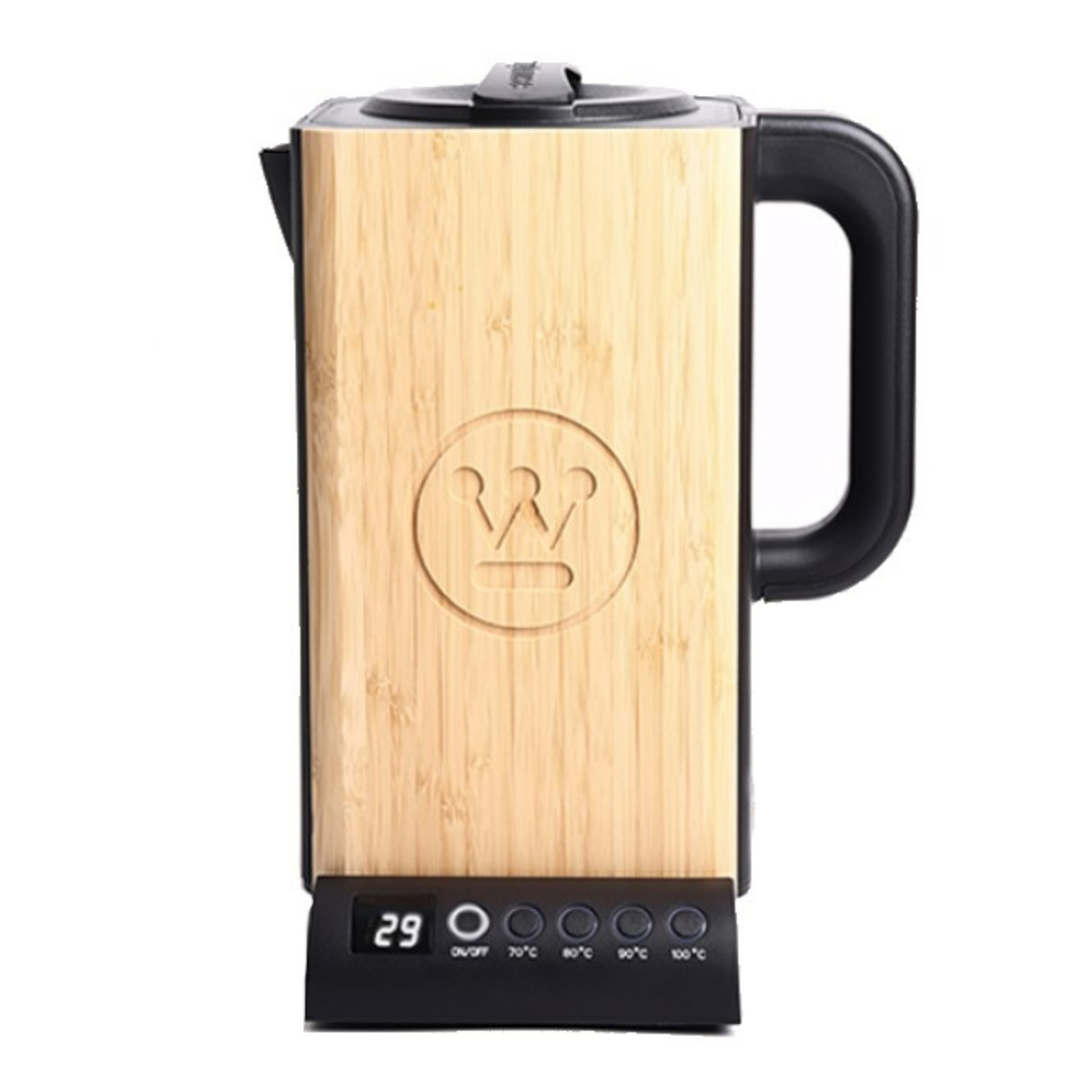 Westinghouse Bamboo Panel Electric Kettle, 1.7 L, 2200 W, WKWKF03BB