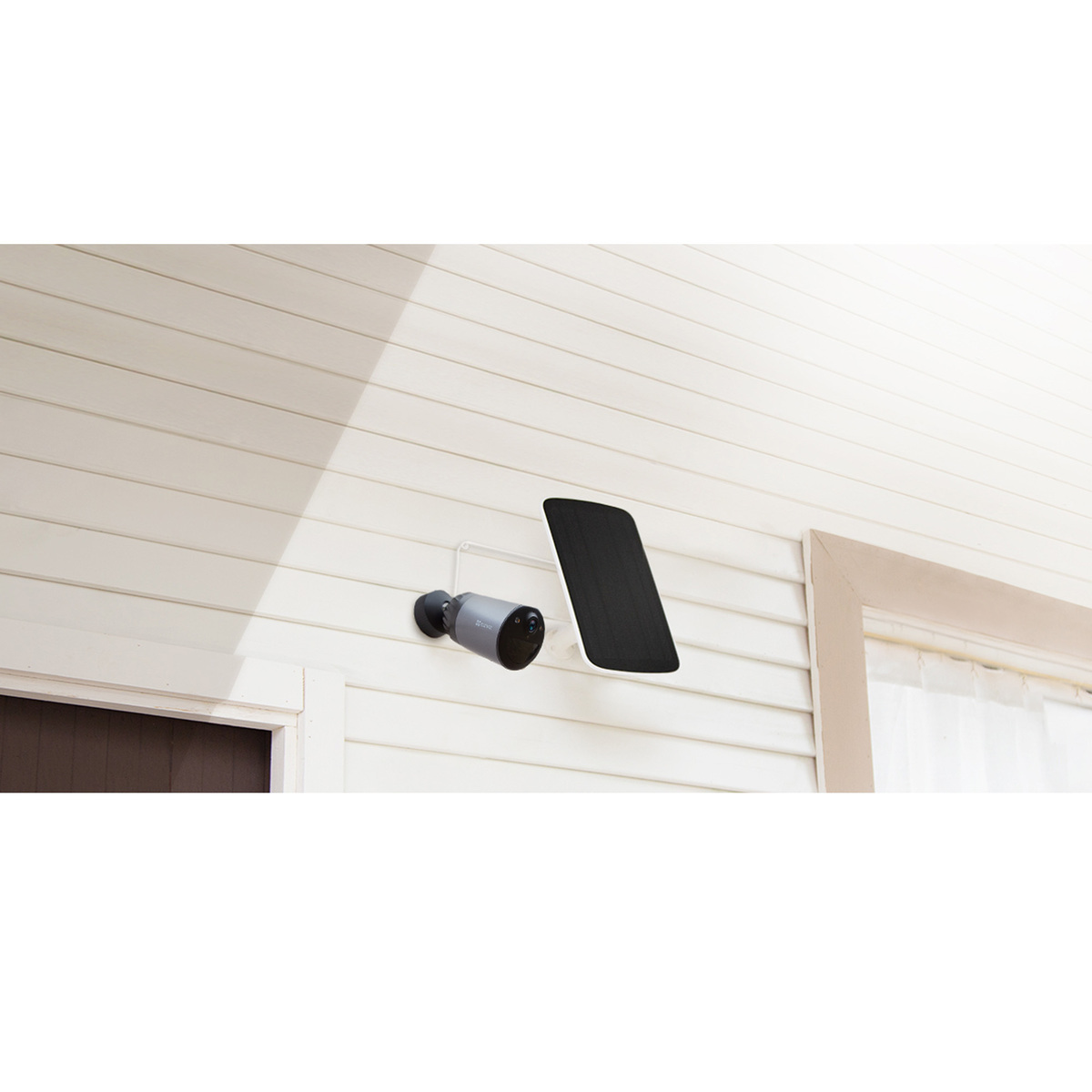 إيزفيز كاميرا مراقبة منزلية ذكية + لوحة شمسية، CS-BCIC