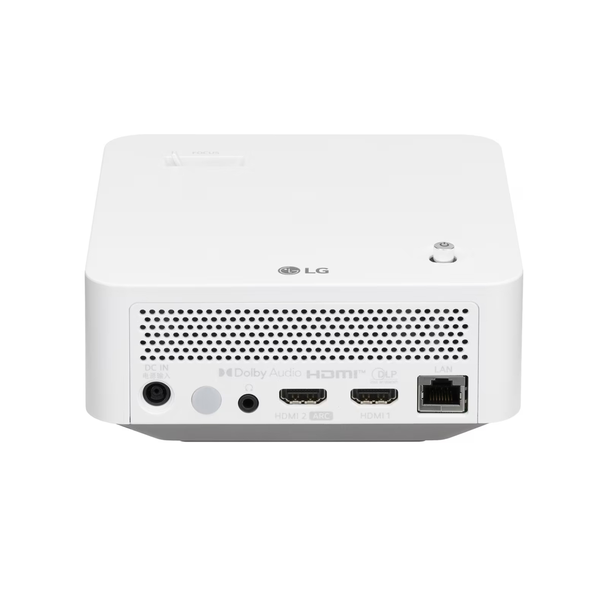 إل جي سيني بيم جهاز عرض إل إي دي ذكي محمول باللون الأبيض، PF510QAMA