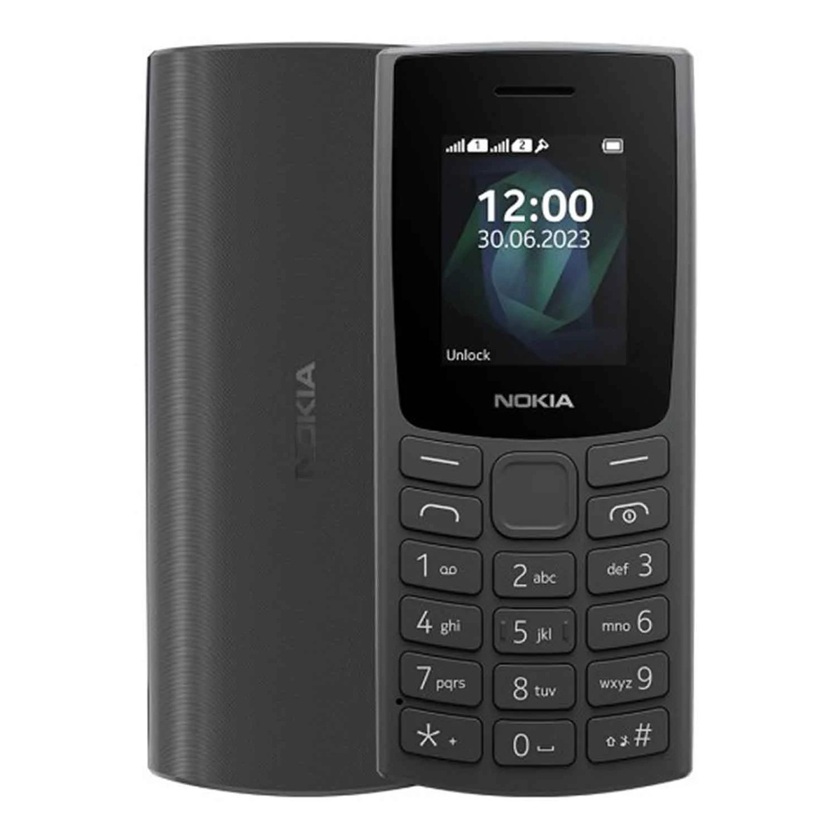 Nokia 106 Dual Sim Phone, 32 GB SSD, Charcoal, TA-1564 DS