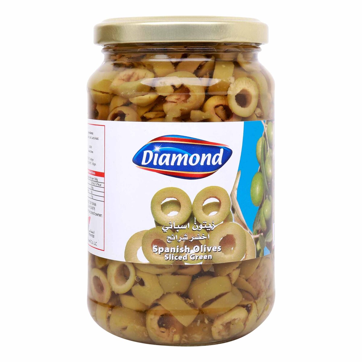 Diamond Green Olive Slices 185 g