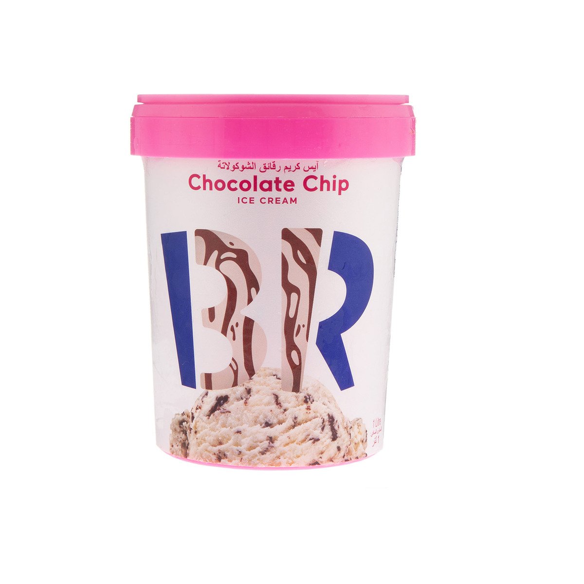 Buy Baskin Robbins Chocolate Chip Ice Cream 1 Litre Online at Best Price | Ice Cream Take Home | Lulu Kuwait in Saudi Arabia