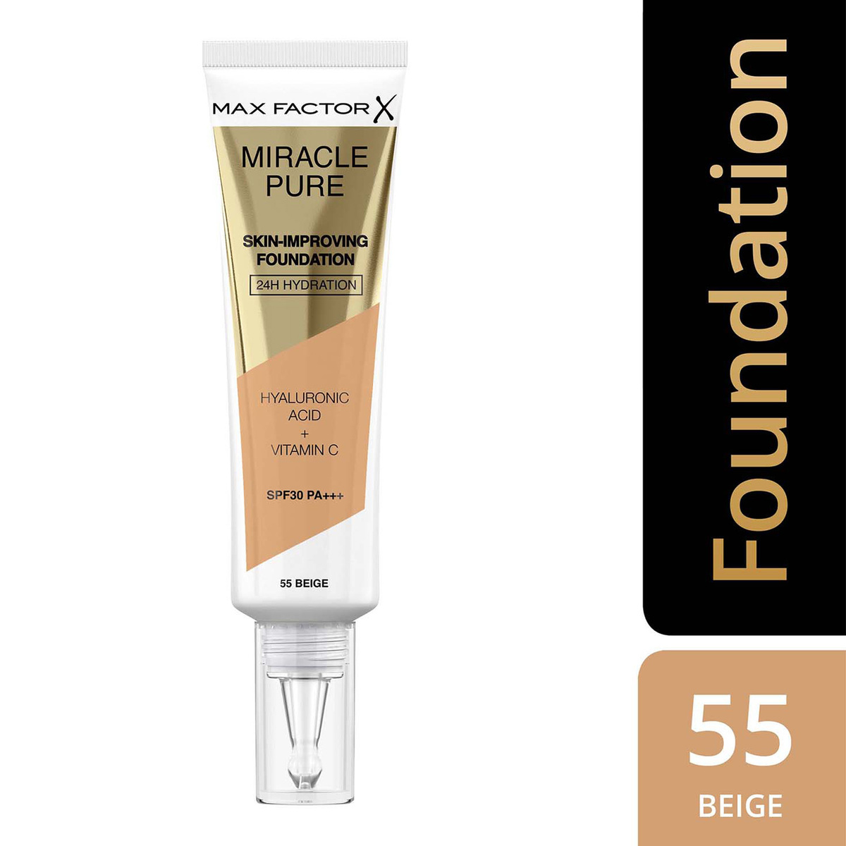 Max Factor Miracle Liquid Foundation 55, Beige, 30 ml