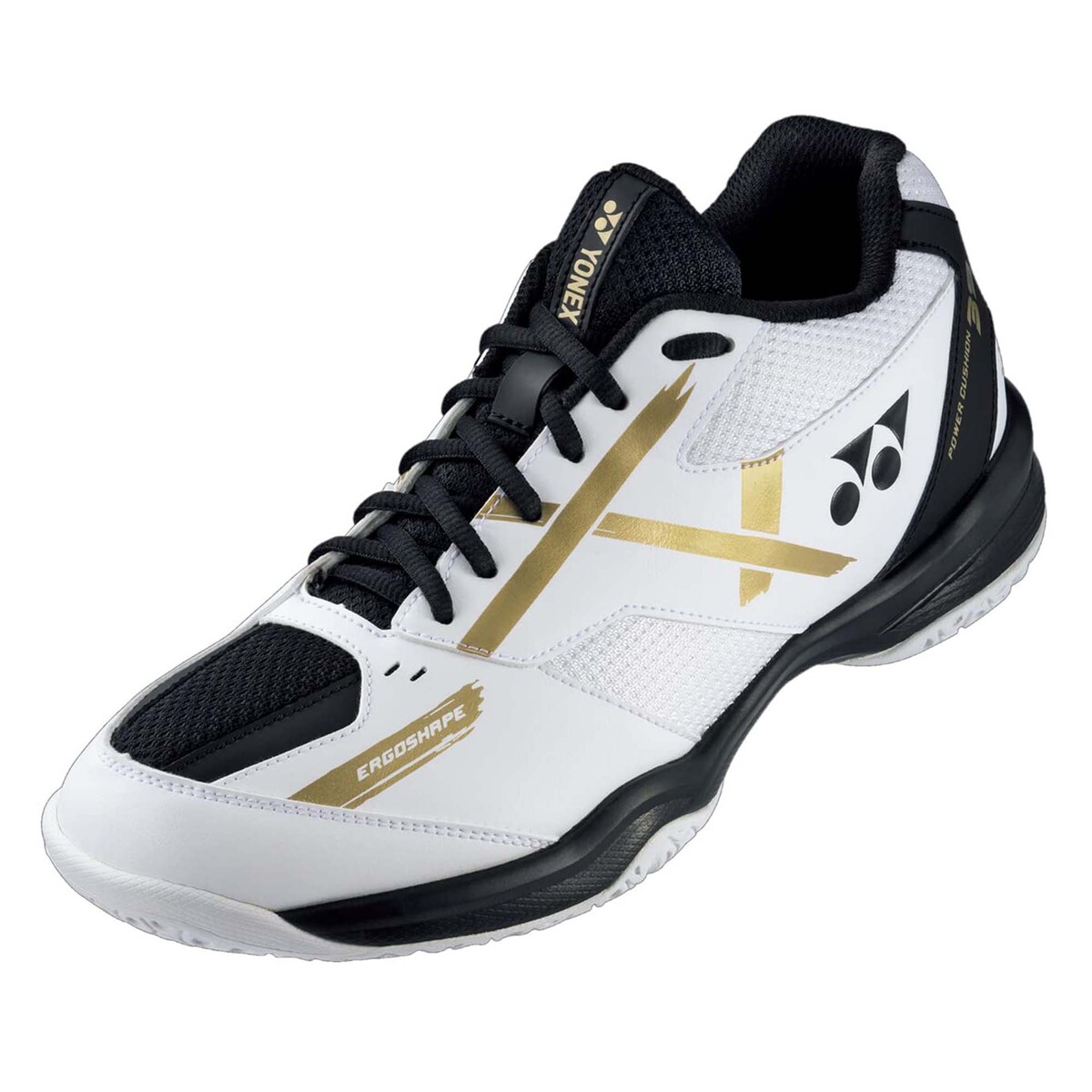 Yonex Mens Badminton Shoes, SHB39WEX, White/Gold, 40
