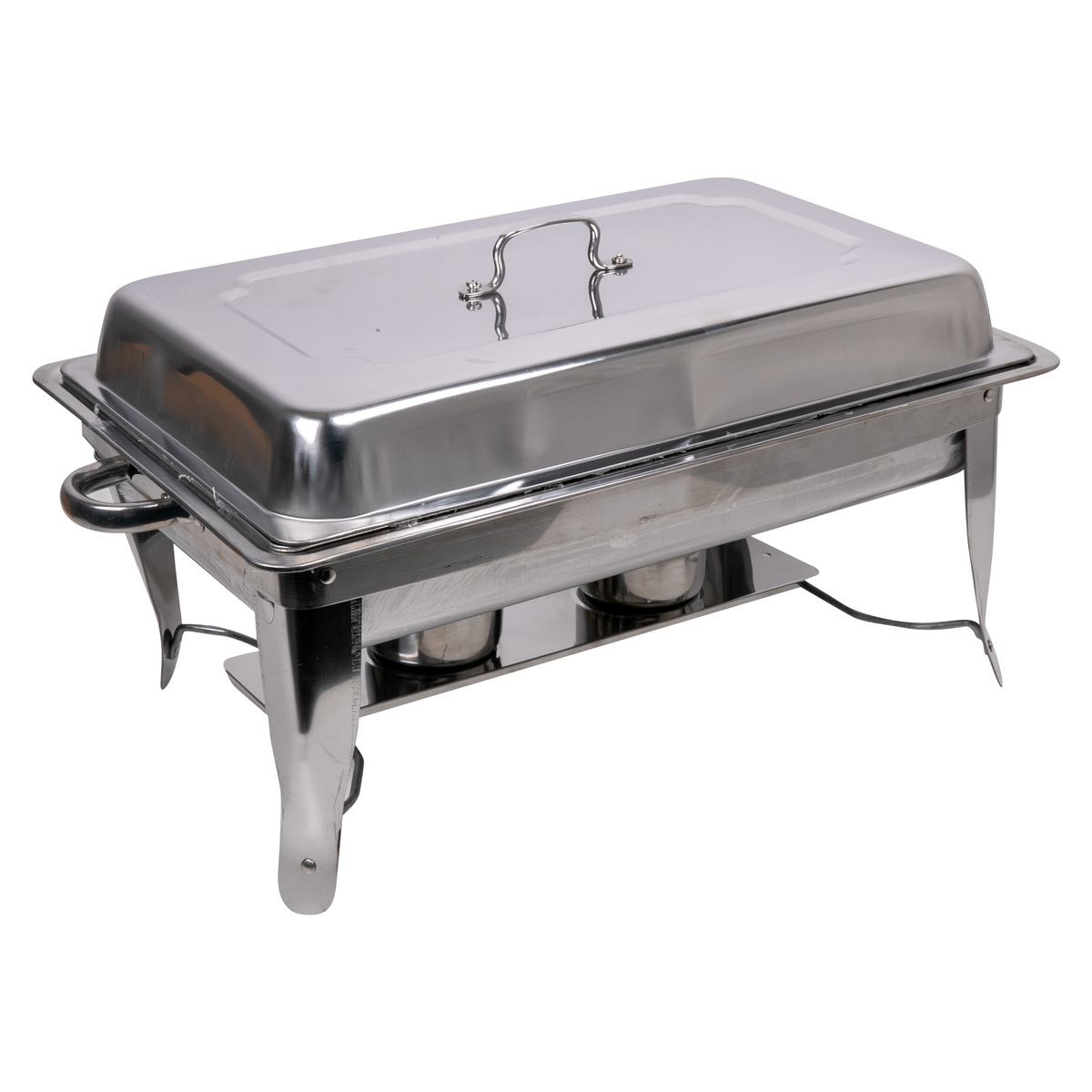 Chefline Stainless Steel Chafing Dish 2 Compartment 8LMKT 8Ltr