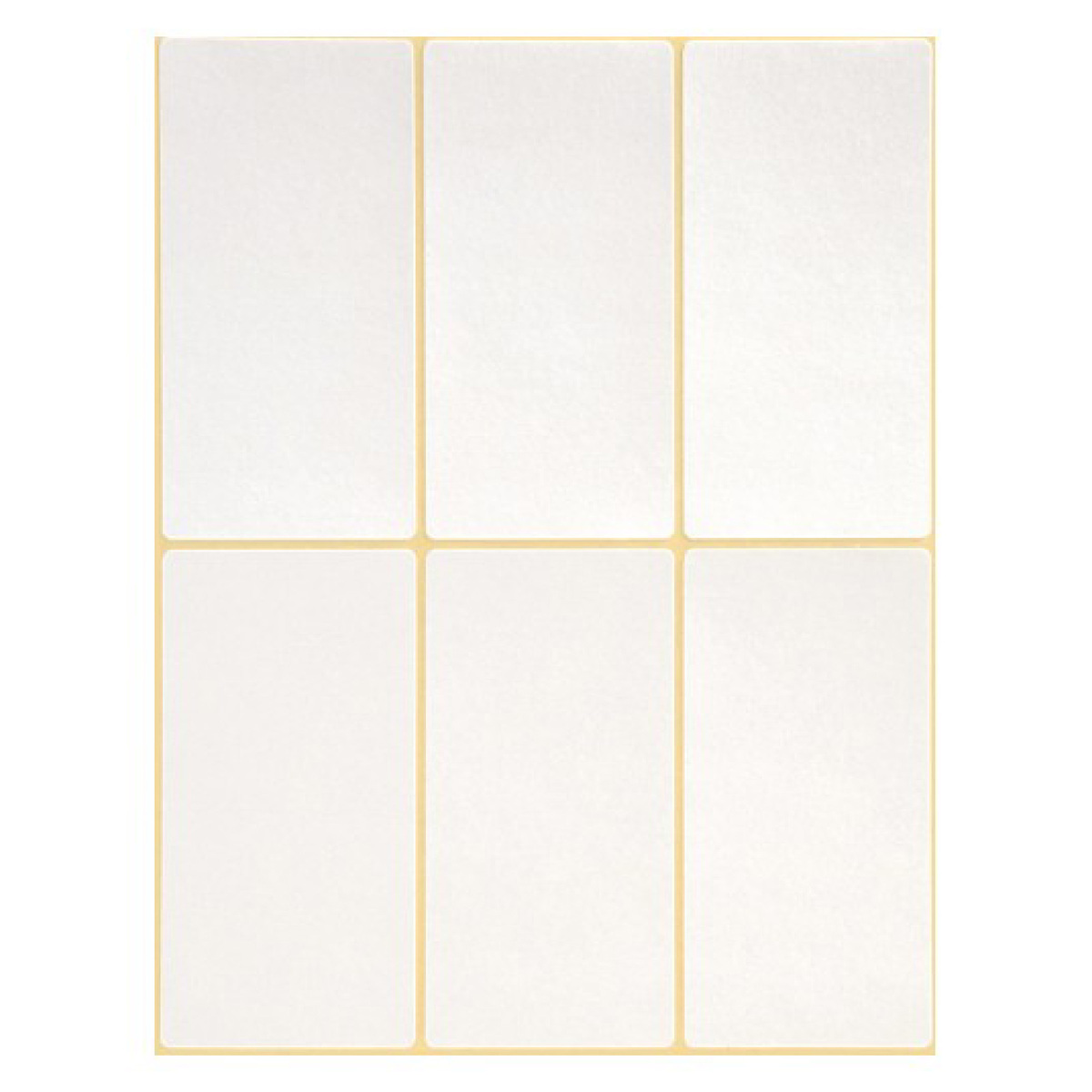 أفيري ملصقات دائمة متعددة الوظائف للاستخدام العام 39 × 76 ملم ، 192 ملصق / 32 صفحة ، أبيض ، 3329