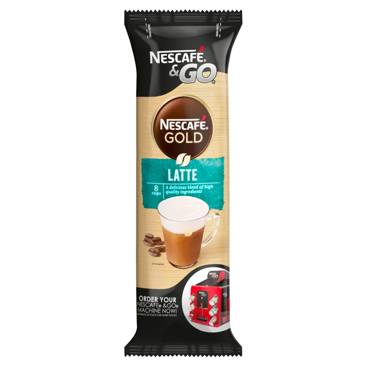 اشتري قم بشراء Nescafe & Go Gold Latte Coffee 8 x 23 g Online at Best Price من الموقع - من لولو هايبر ماركت Coffee في الكويت