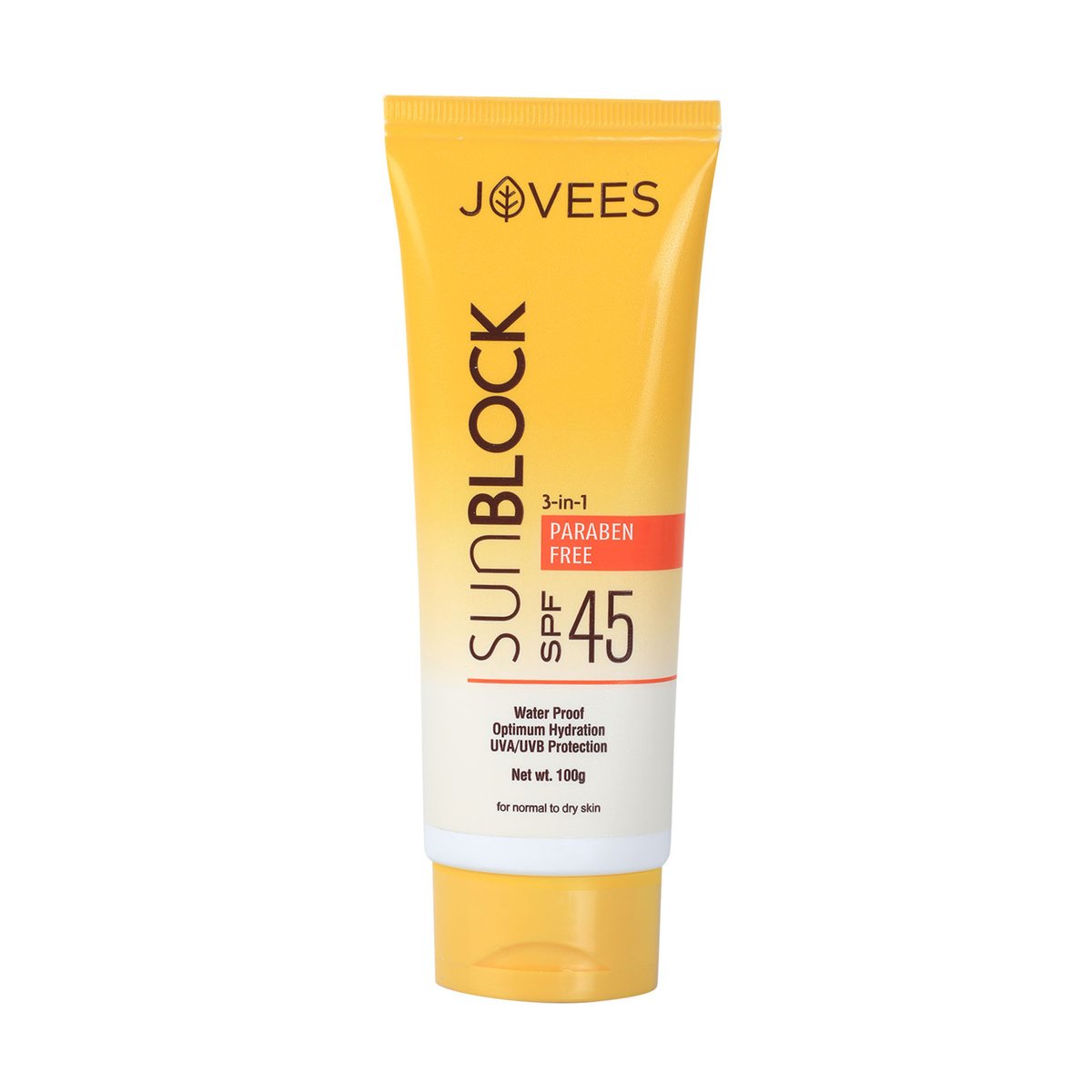 Jovees 3-in-1 Sun Block SPF 45, 100 g