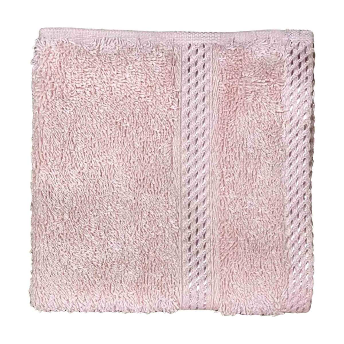 Laura Face Towel 30x30 cm  Soft Pink