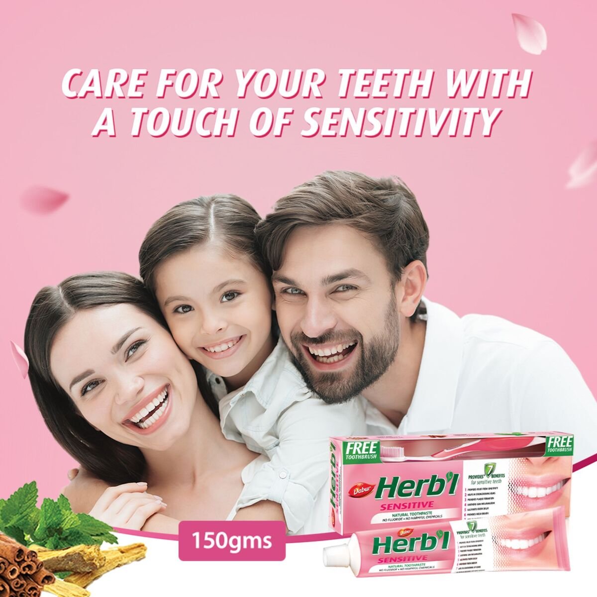 Dabur Herbal Sensitive Toothpaste 150 g