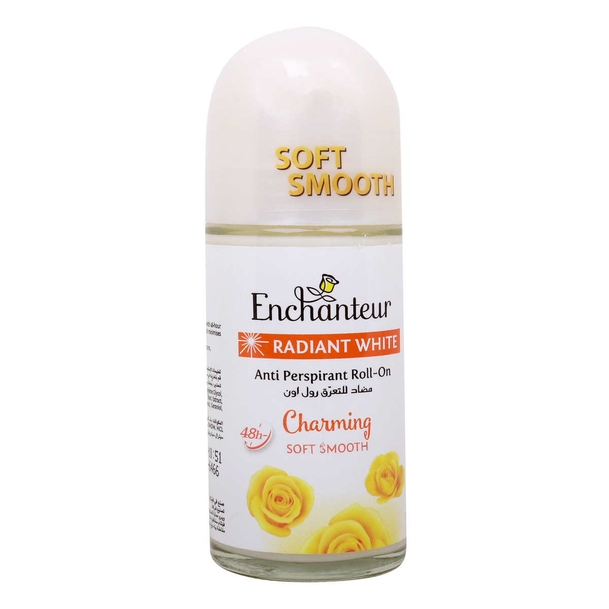 Enchanteur Charming Soft Smooth Anti-Perspirant Roll-On, 50 ml