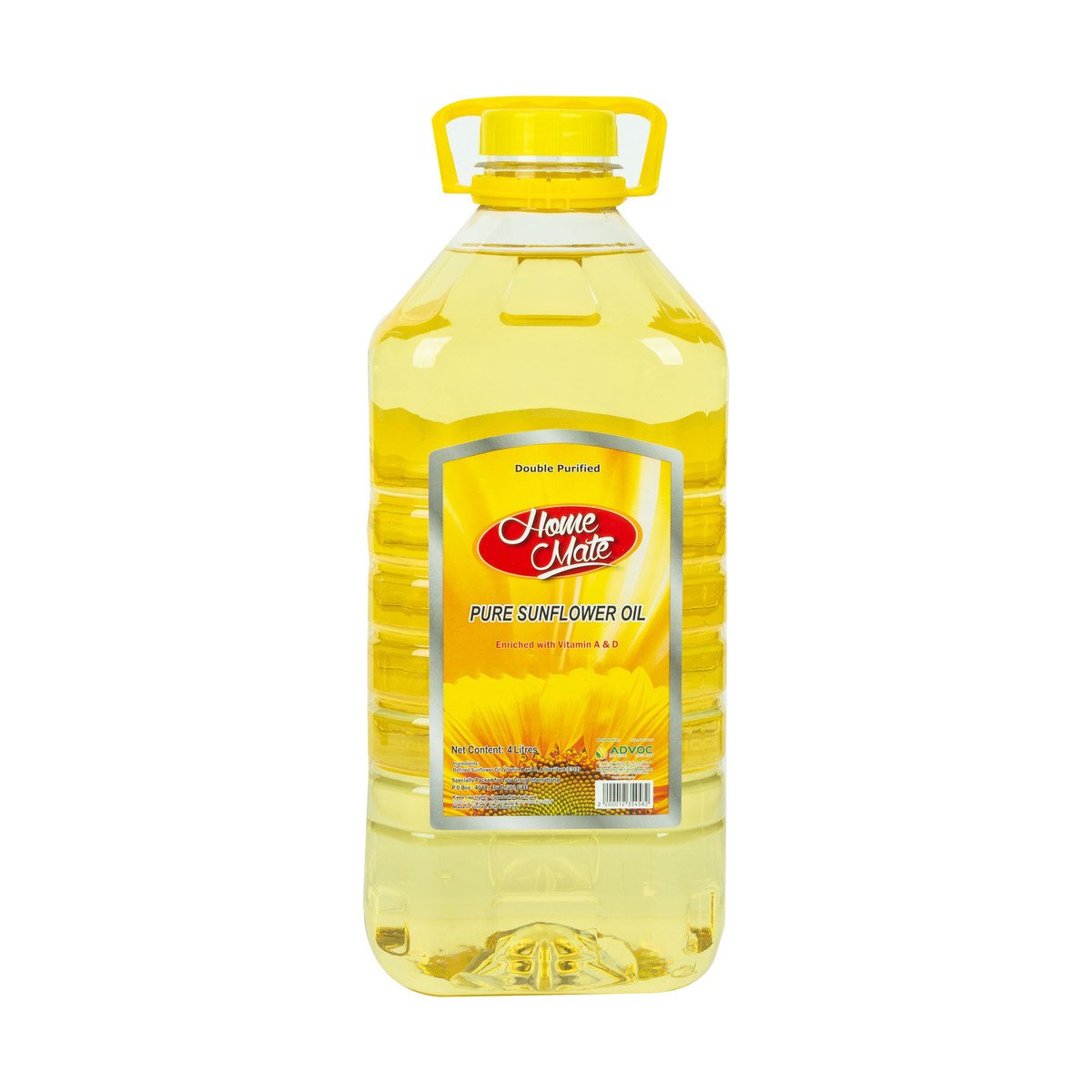 Home Mate Pure Sunflower Oil 4 Litres