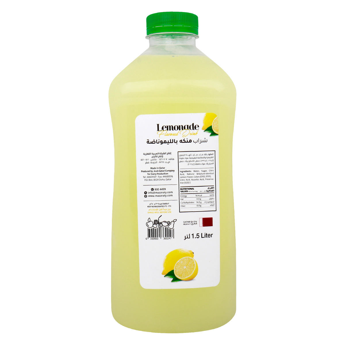 Mazzraty Lemonade Flavored Drink  1.5 Litres