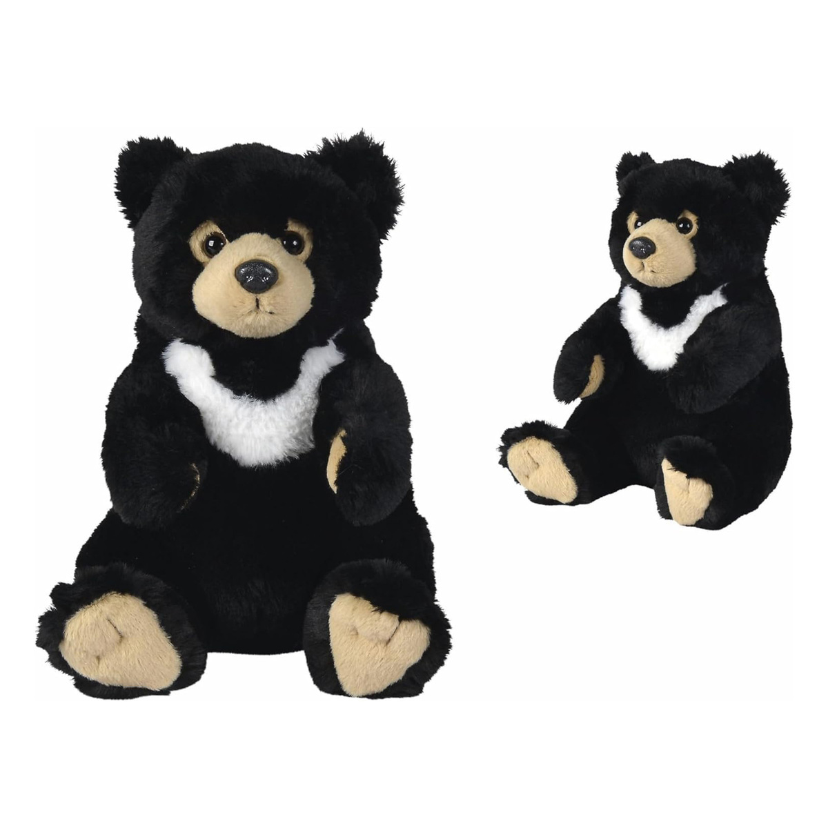 Nicotoy Bear Plush & Soft Toys, 25 cm, Black, 6305810022