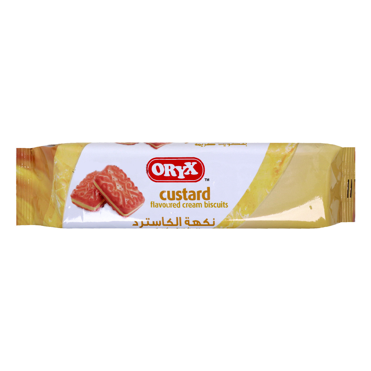 Oryx Custard Flavoured Cream Biscuit 82 g