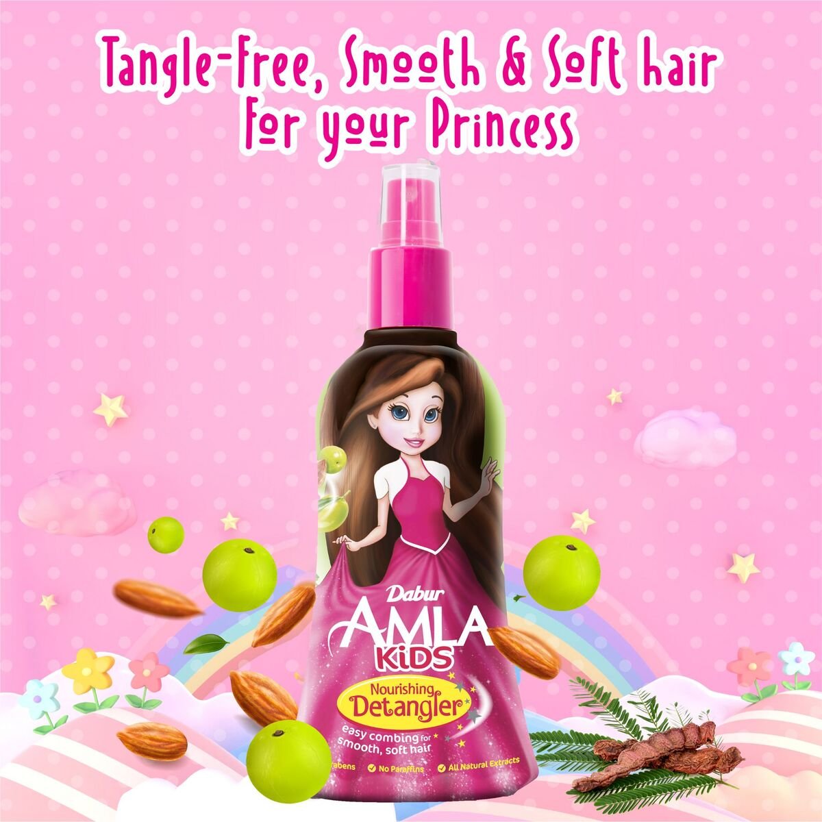Dabur Amla Nourishing Kids Detangler Hair Oil with Olive & Almond 200 ml
