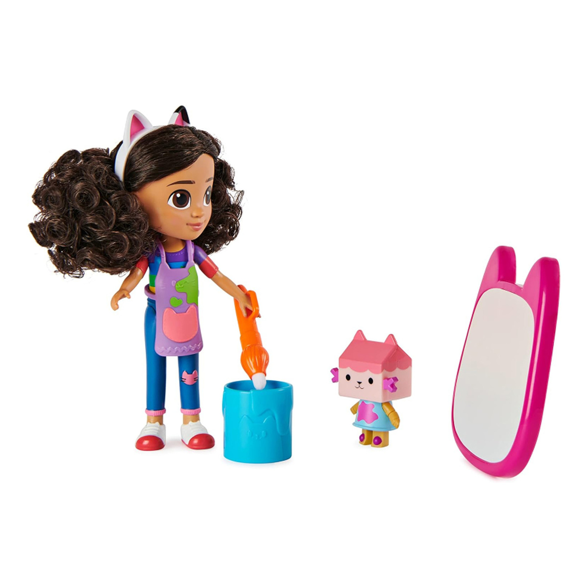 Gabby’s Dollhouse Gabby Deluxe Craft Dolls and Accessories with Water Pad and Water Brush Pen, 6064228