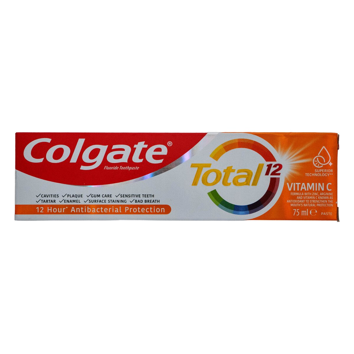 Colgate Total 12 Vitamin C Flouride Toothpaste 75 ml