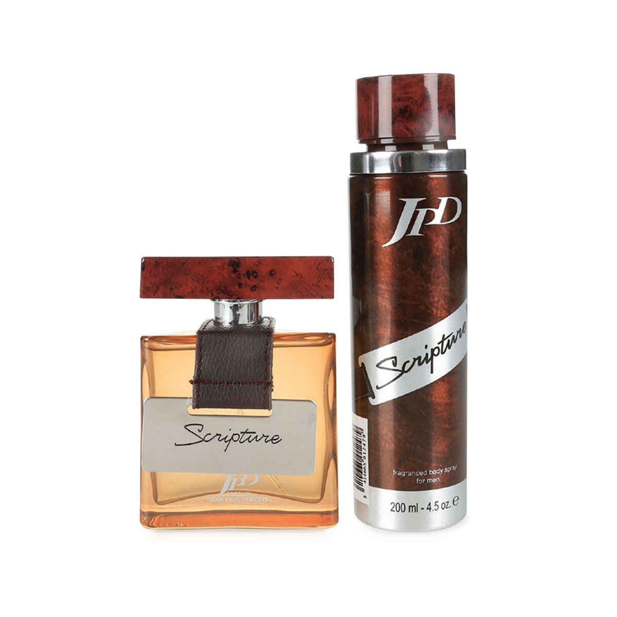 اشتري قم بشراء Jean Paul Dupont EDT Scripture 100 ml + Deodorant Spray For Men 200 ml Online at Best Price من الموقع - من لولو هايبر ماركت THE GREAT INDIAN FEST في الامارات