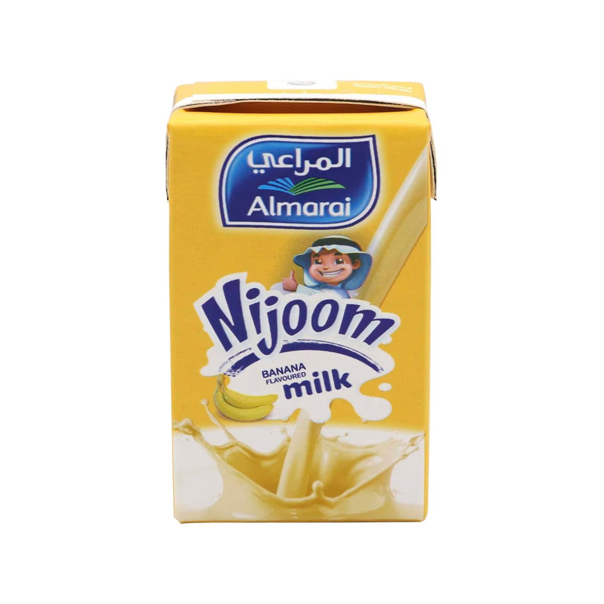 Buy Almarai Nijoom Banana Flavoured Milk 150 ml Online at Best Price | UHT flavoured milk drink | Lulu Kuwait in Saudi Arabia