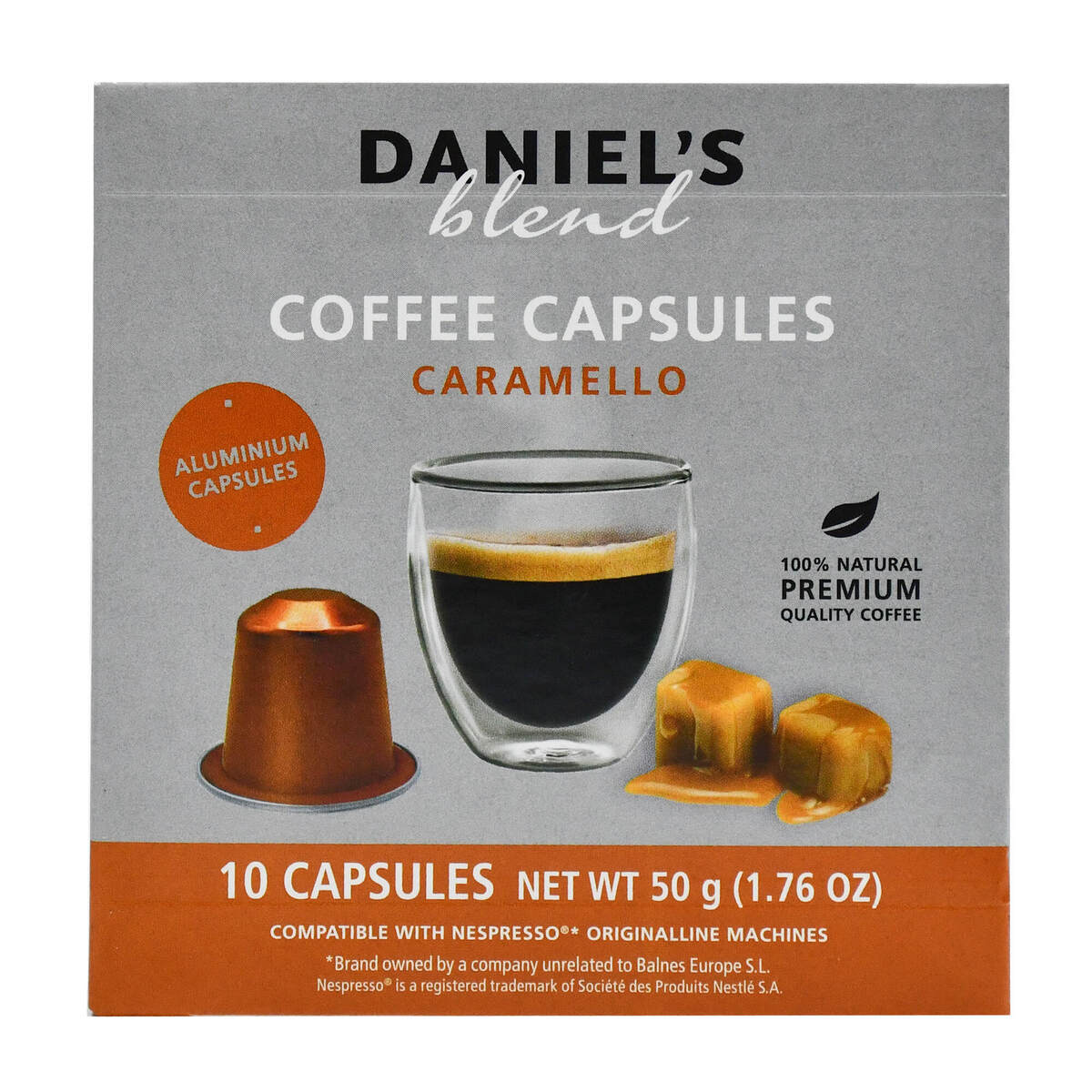 Daniel's Blend Caramello Coffee Capsules 10 pcs 50 g