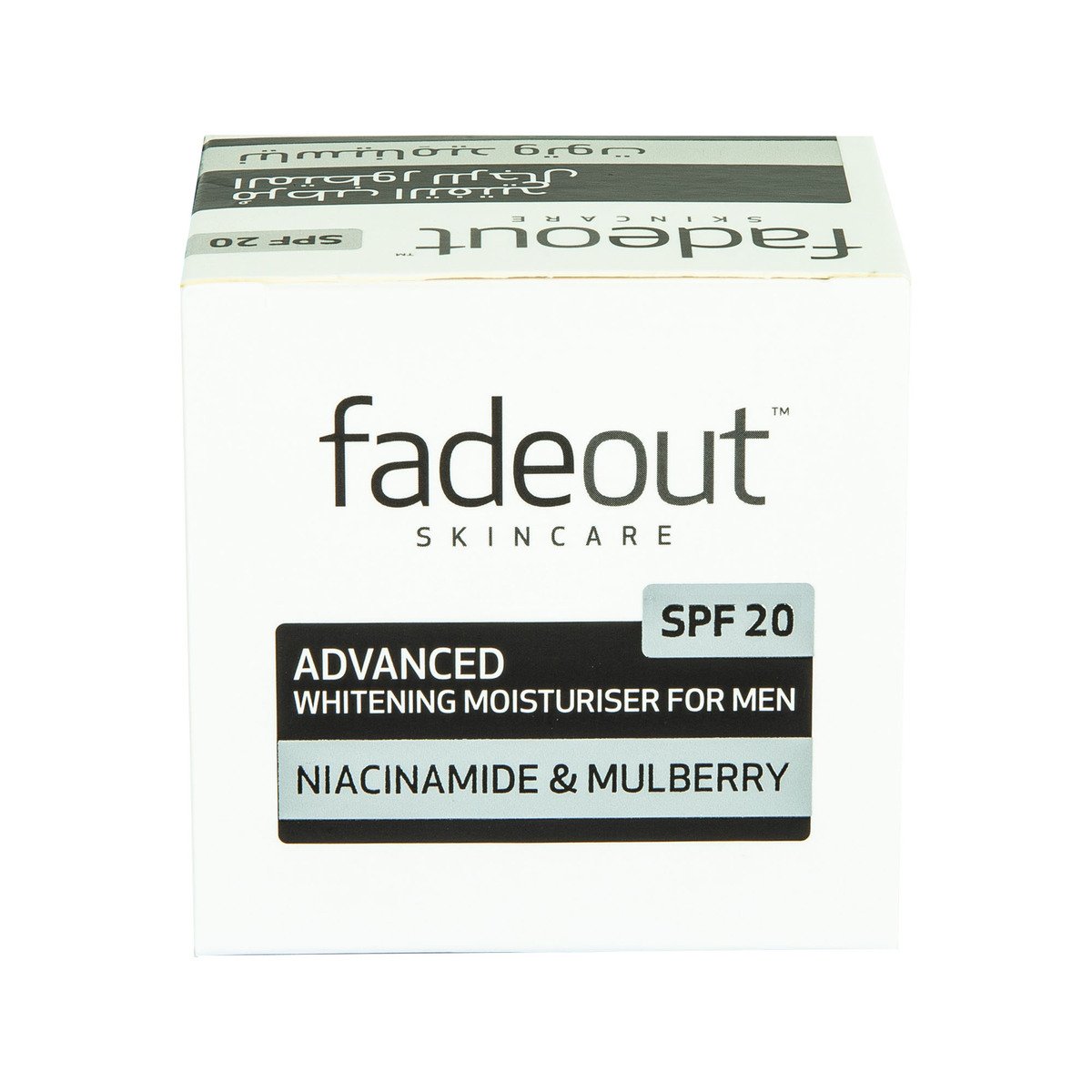 Fade Out Advanced Whitening Moisturiser For Men 50 ml