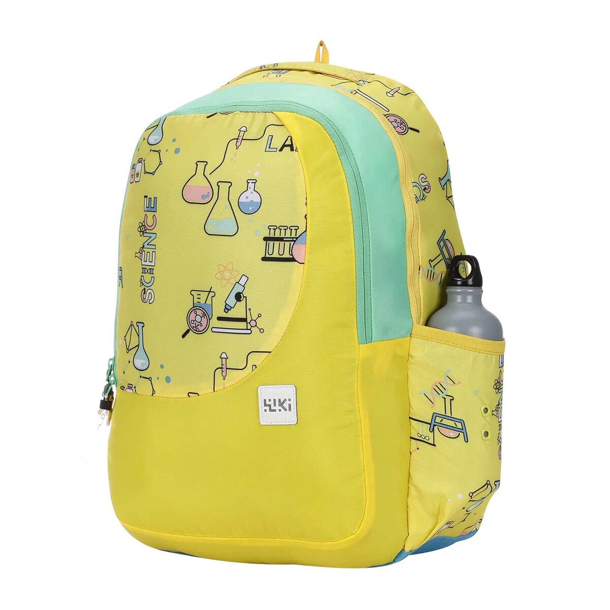 Wildcraft Wiki 1 Science School Bag Pack, 18 Inches, Yellow