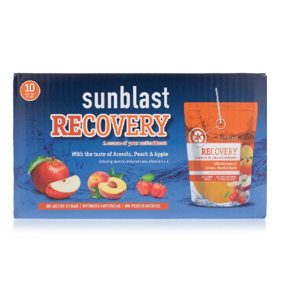 Sun Blast Recovery Peach & Apple Fruit Drink 10 x 200 ml