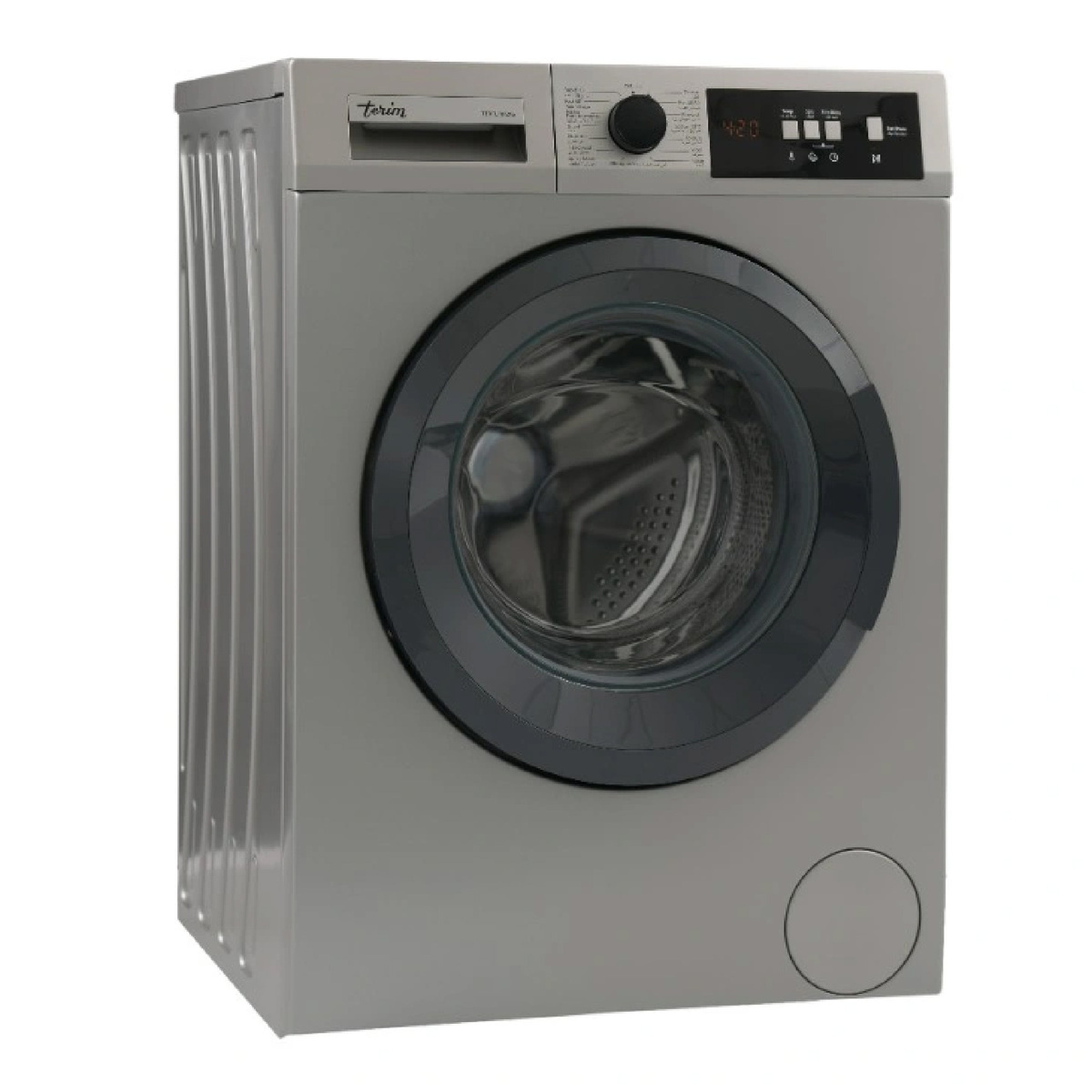 Terim Front Load Fully Automatic Washing Machine, 10 Kg, 1400 RPM, Silver, TERFL1012VS