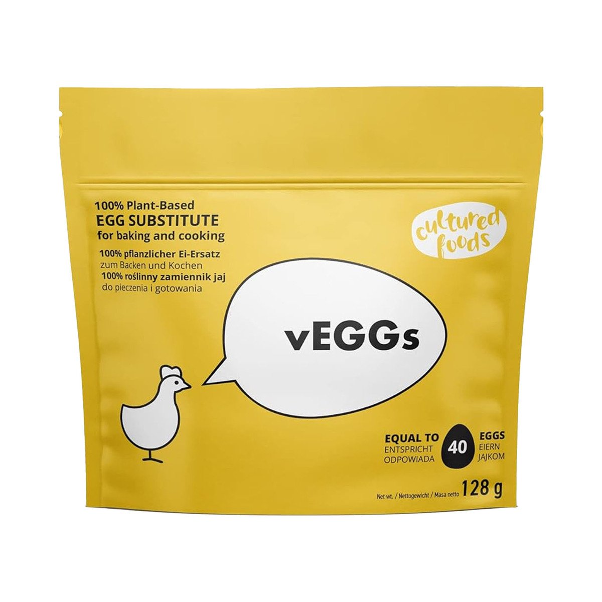 Cultured Foods Veggs Plant-Based Egg Substitute 128 g