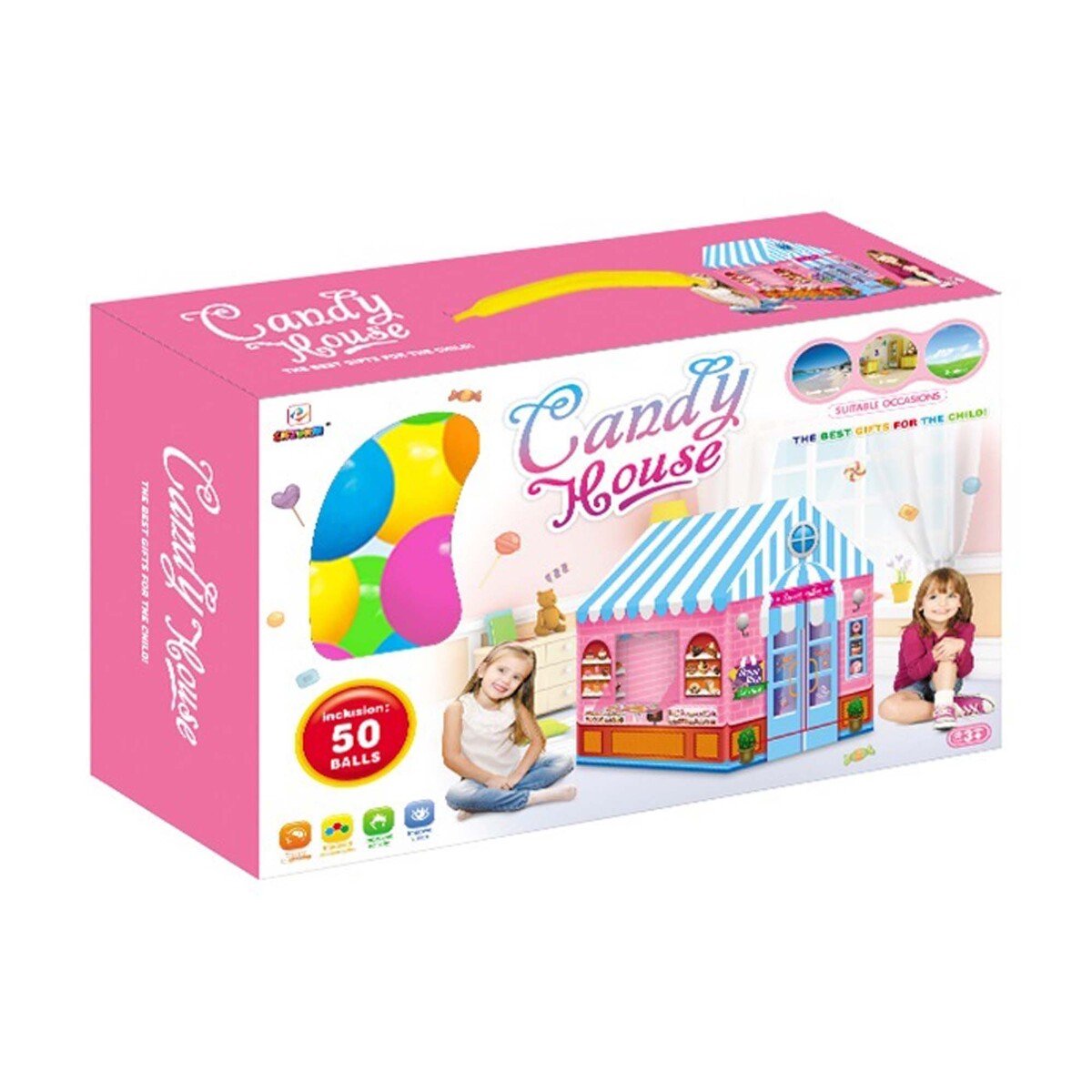 Fabiola Candy Play Tent With Ball 995-5009C