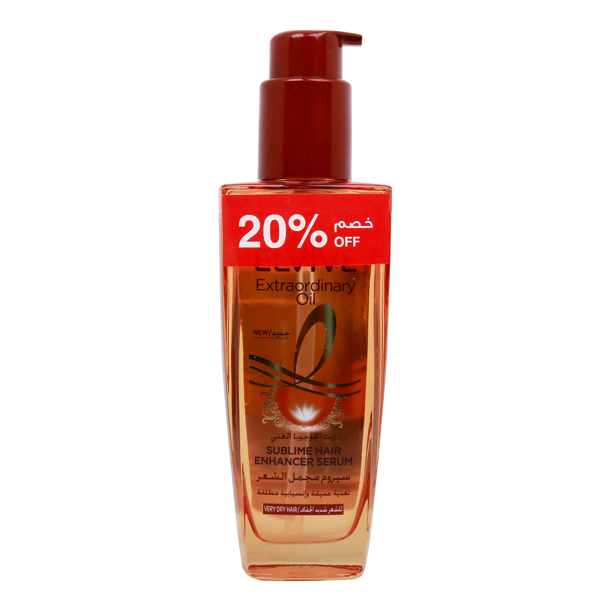 Loreal Elvive Extra Ordinary Oil Sublime Hair Enhancer Serum for Very Dry Hair, 100 ml