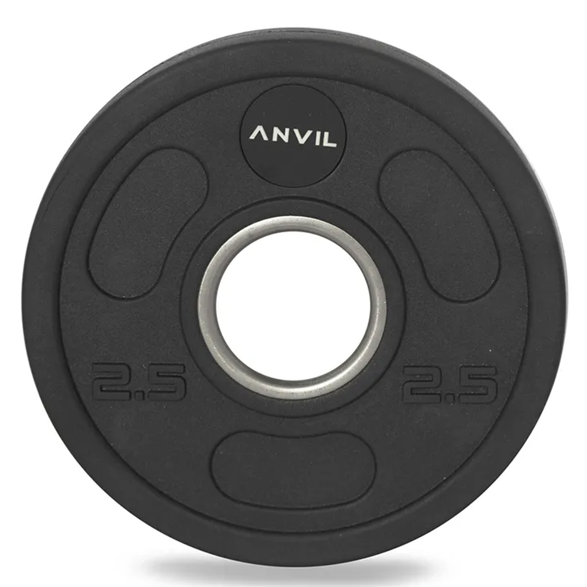 Anvil Olympic Rubber Plate, 5 kg, Black, ANV-RUB-BLA-5KG