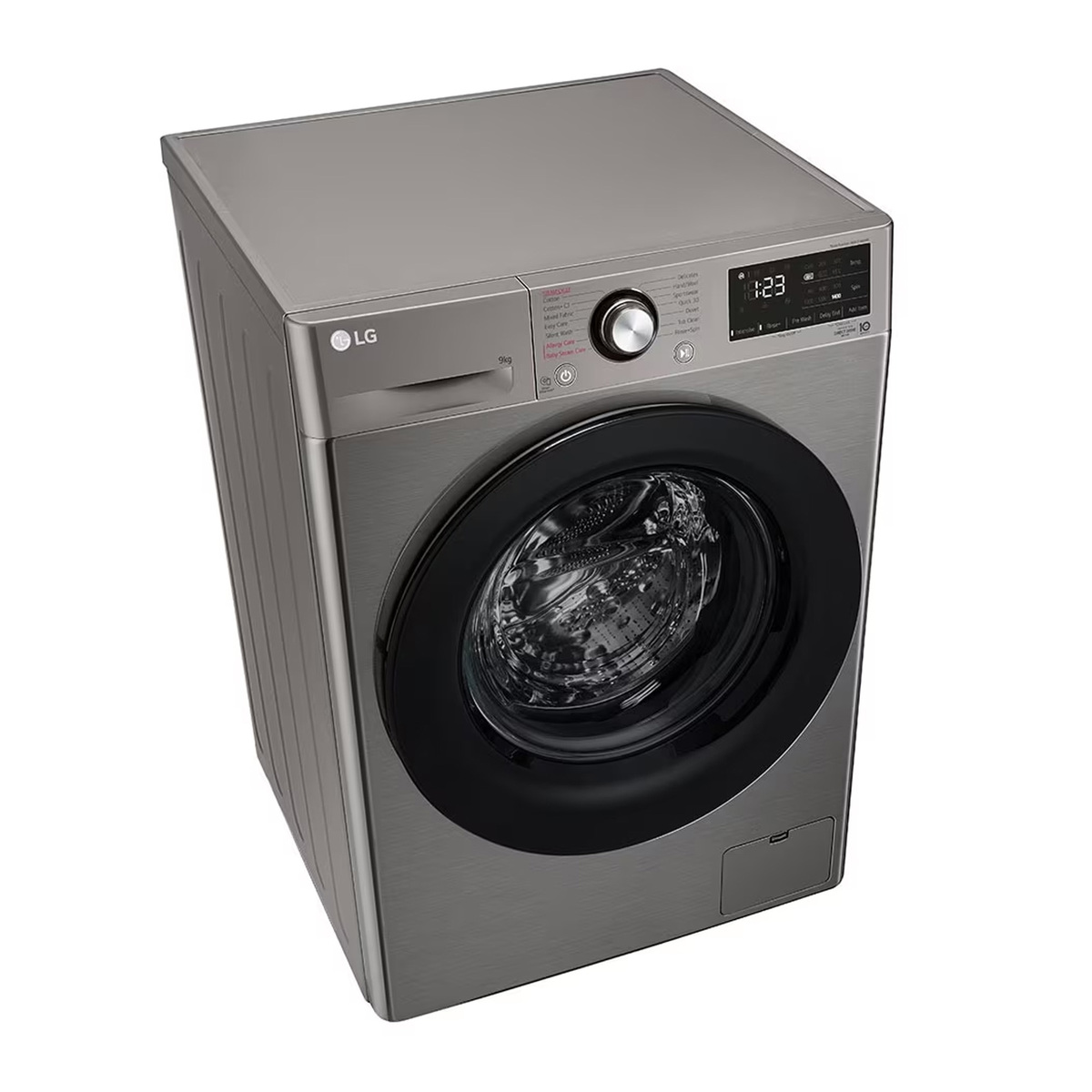 LG 9 Kg Front Load Washing Machine, Platinum Silver, F4R3VYG6P