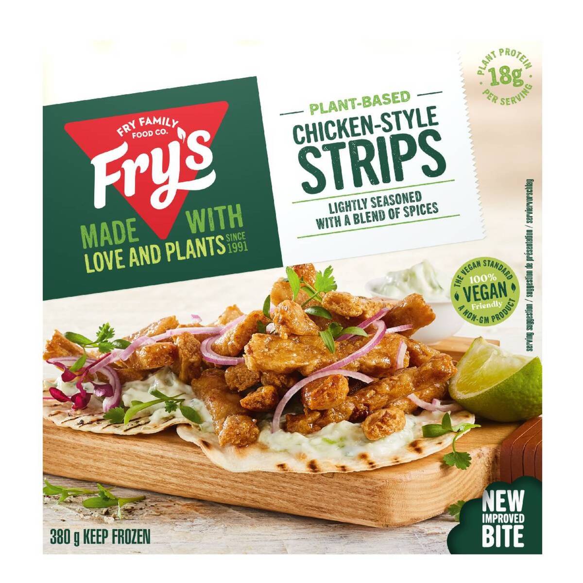 Buy Frys Vegan Chicken Strips 380 g Online at Best Price | Ethnic Ready Meals | Lulu KSA in Saudi Arabia