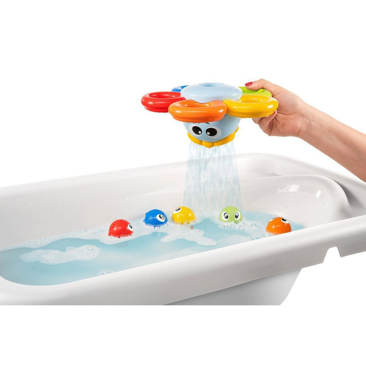 Chicco Gioco Bagno Billy il Polpo Bath Toy, Multi-Coloured, 10037