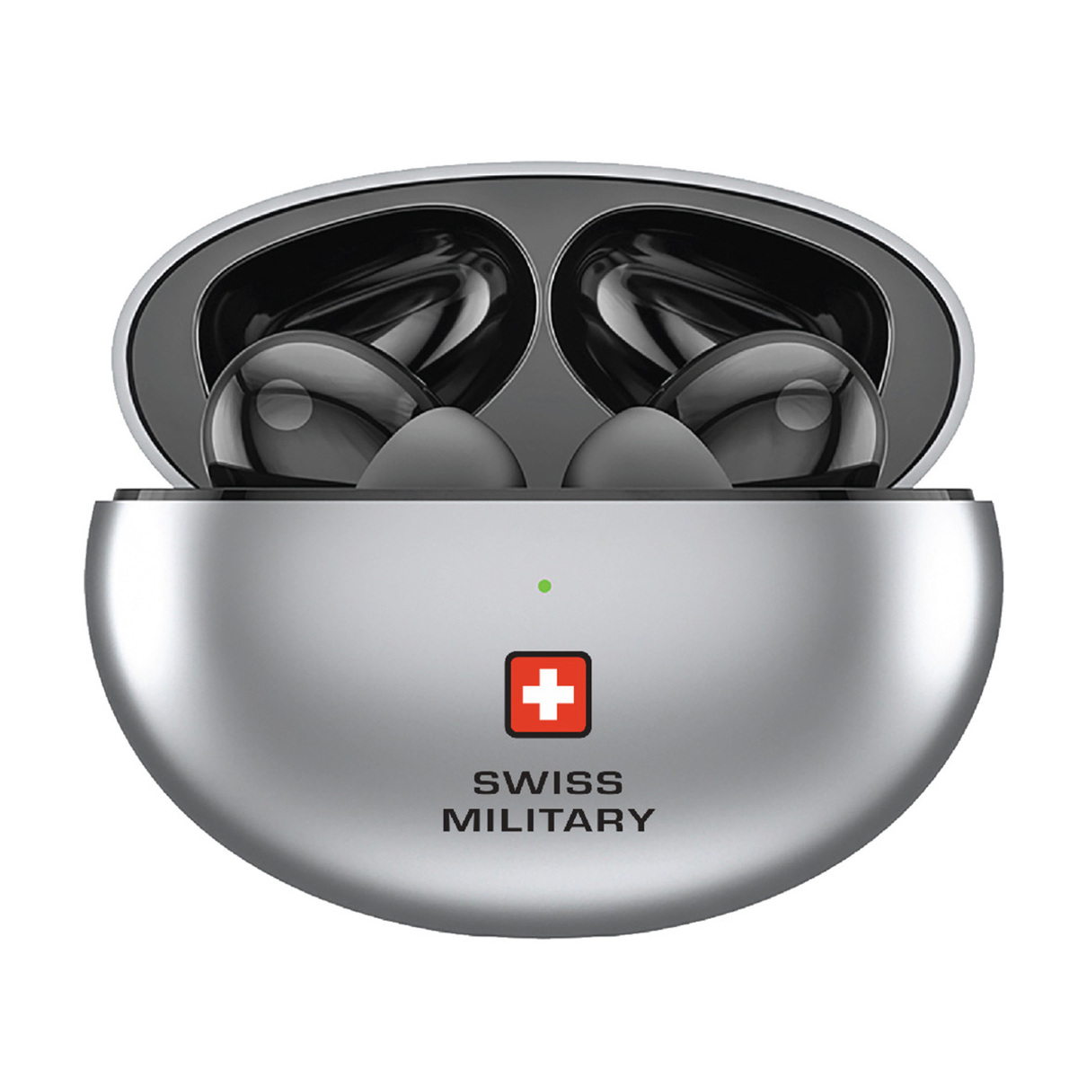 Swiss Military Victor 3 True Wireless Stereo Earbuds with Mic, Black