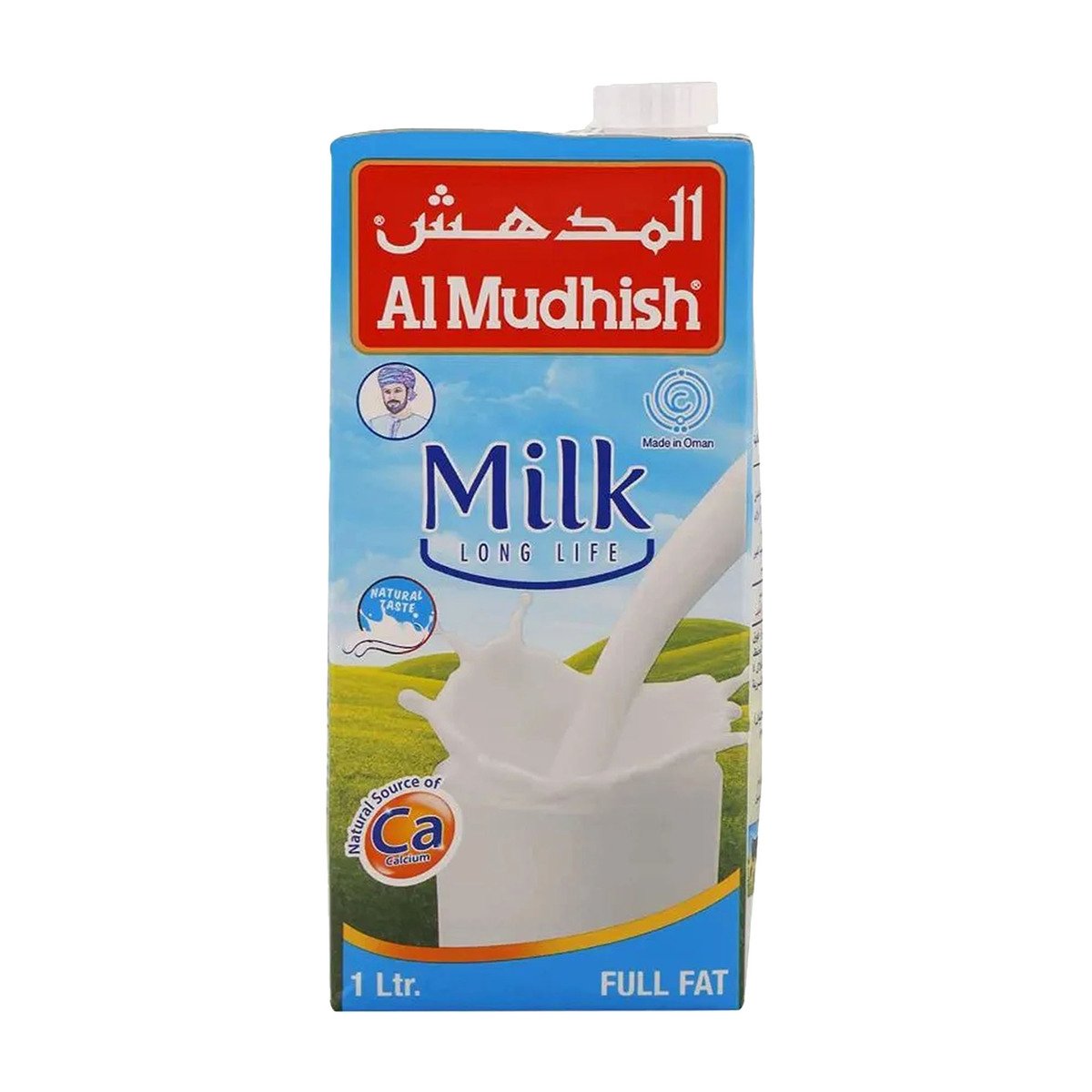 اشتري قم بشراء Al Mudish Milk Long Life Full Fat 4 x 1 Litre Online at Best Price من الموقع - من لولو هايبر ماركت UHT Milk في الامارات