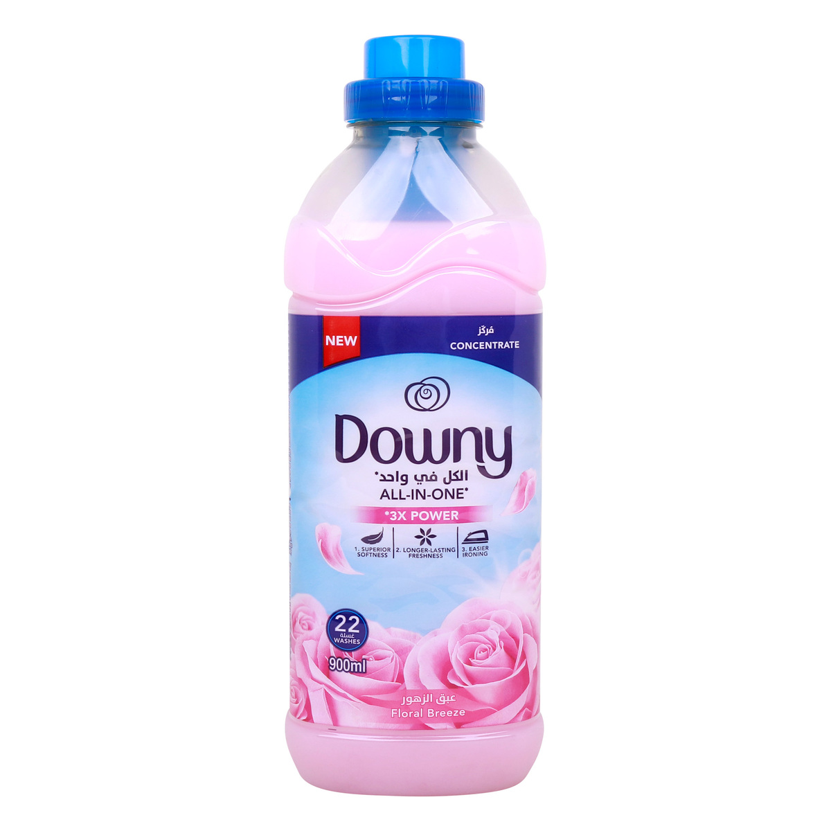 Downy Fabric Softener Concentrated Floral Breeze, 900 ml